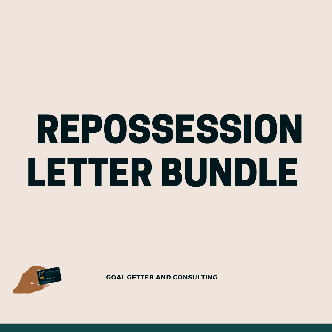 Repossession Letters Bundle